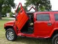 2007 Victory Red Hummer H2 SUV  photo #12
