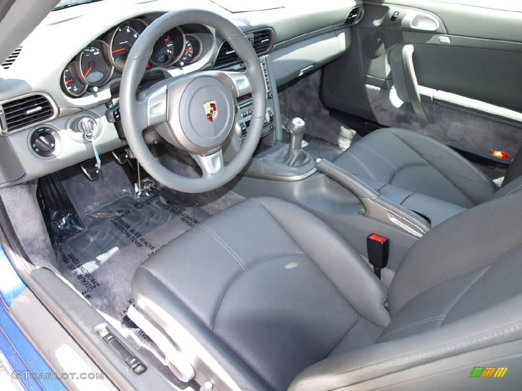 2007 911 Carrera Coupe - Cobalt Blue Metallic / Stone Grey photo #5