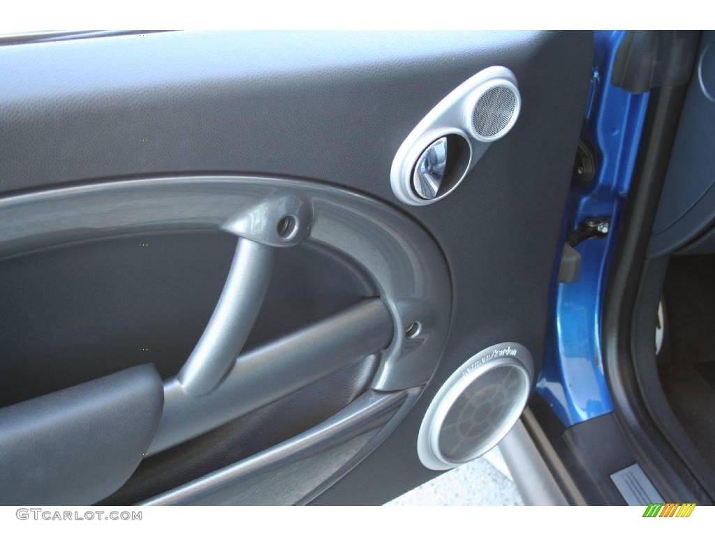 2006 Cooper S Convertible - Hyper Blue Metallic / Space Gray/Panther Black photo #10
