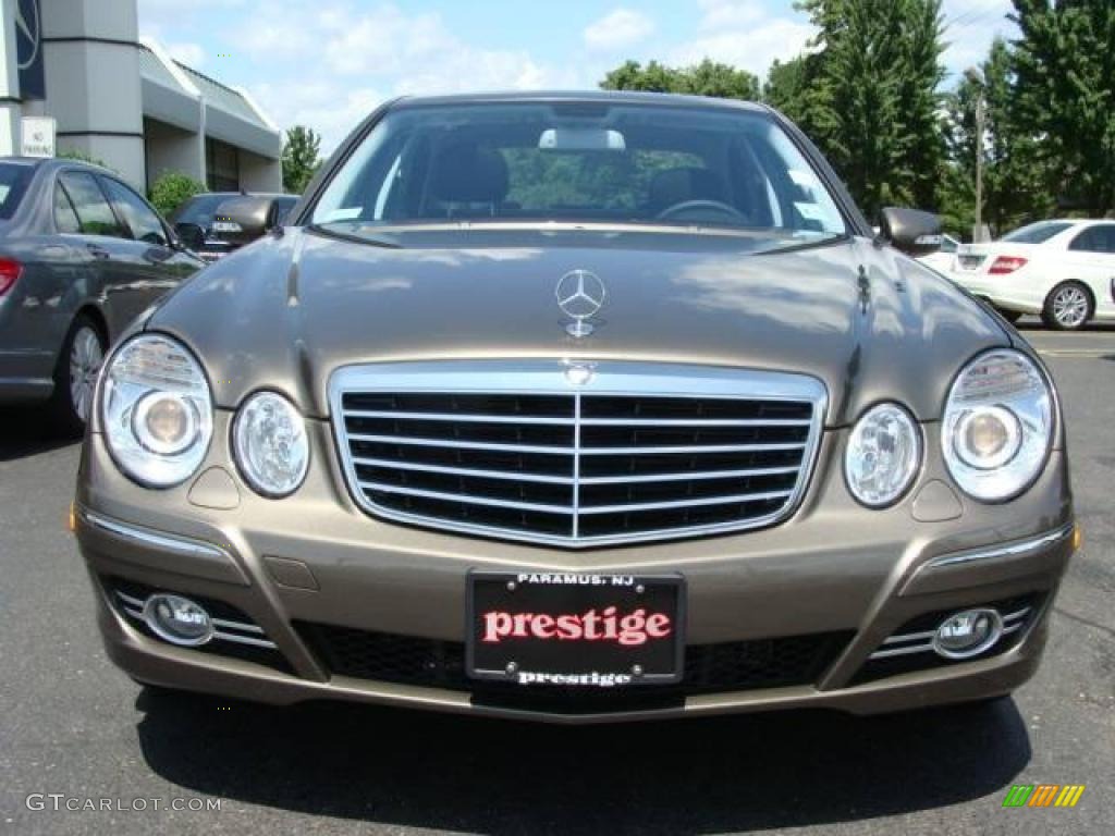 2008 E 350 4Matic Sedan - Indium Grey Metallic / Black photo #2