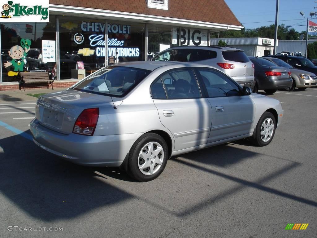 2006 Elantra GLS Sedan - Sterling Silver / Gray photo #2