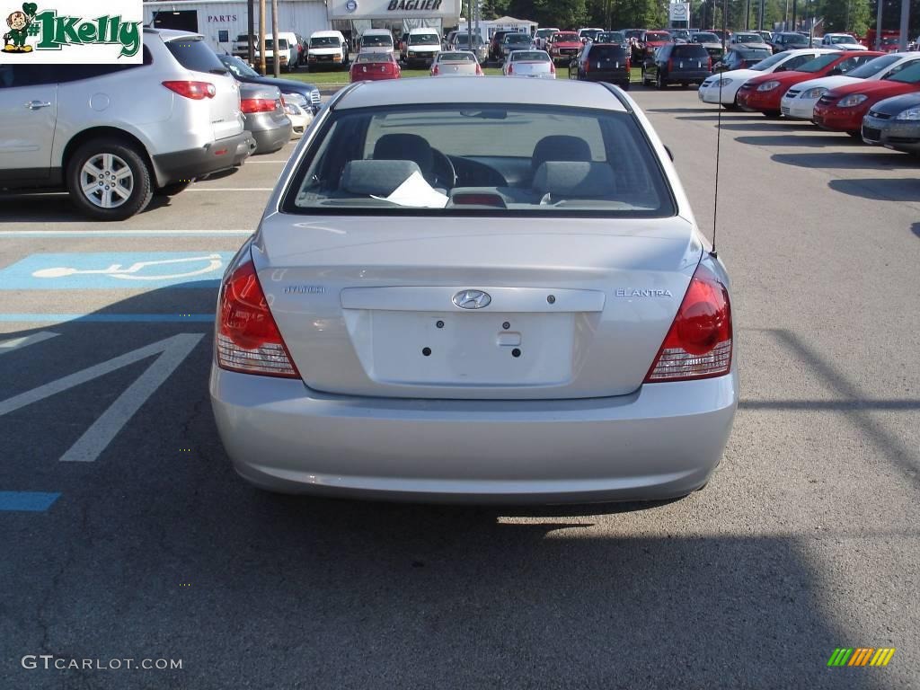 2006 Elantra GLS Sedan - Sterling Silver / Gray photo #3