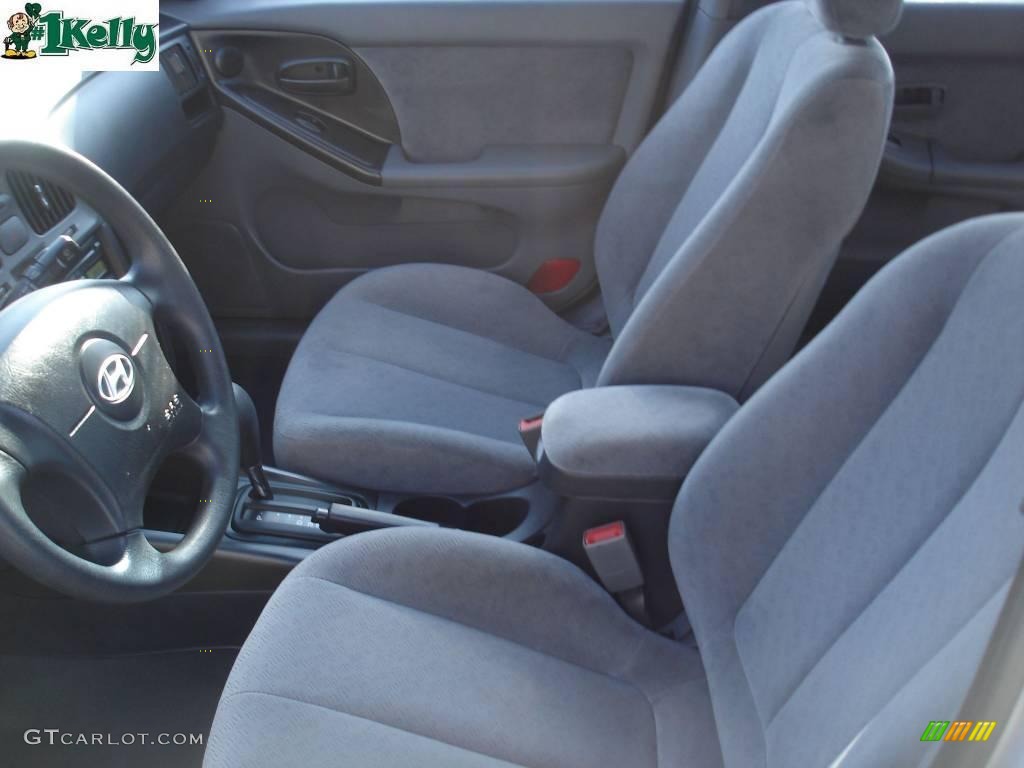 2006 Elantra GLS Sedan - Sterling Silver / Gray photo #8