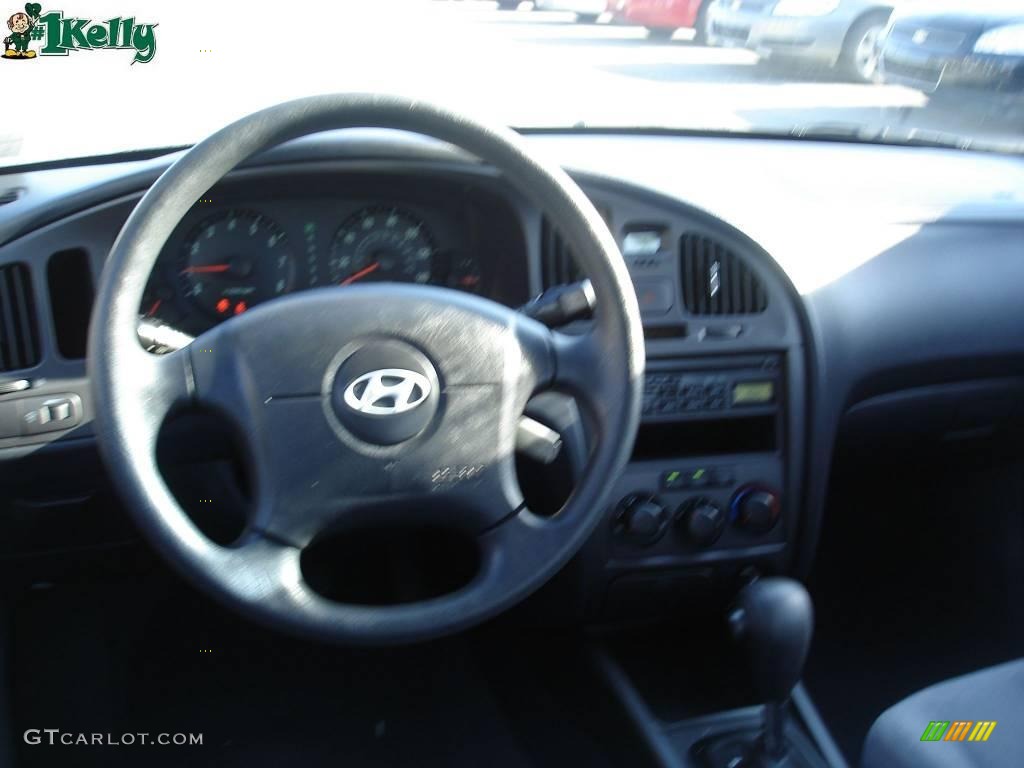 2006 Elantra GLS Sedan - Sterling Silver / Gray photo #11