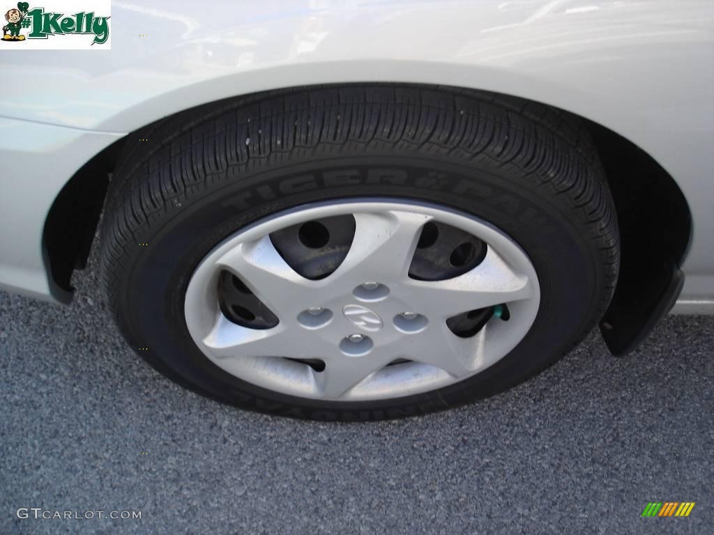 2006 Elantra GLS Sedan - Sterling Silver / Gray photo #13