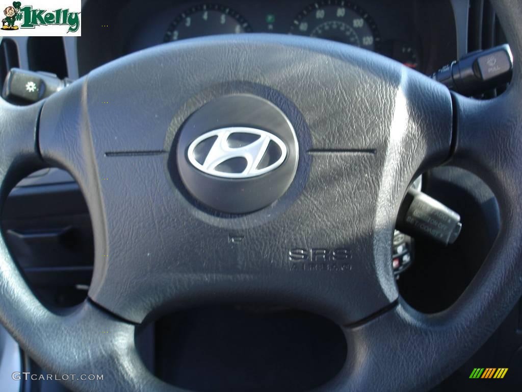 2006 Elantra GLS Sedan - Sterling Silver / Gray photo #19