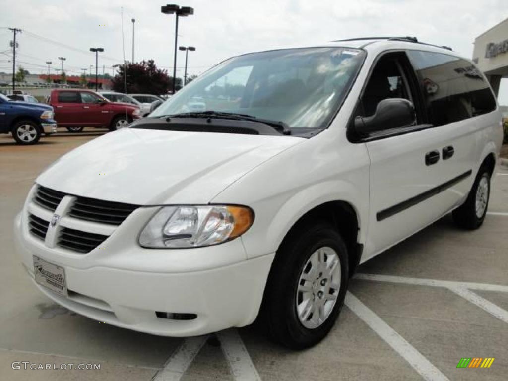 2006 Grand Caravan SE - Stone White / Medium Slate Gray photo #8