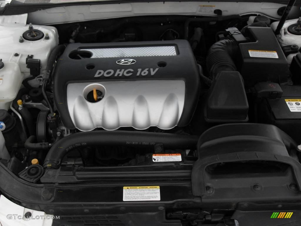 2008 Sonata GLS - Powder White Pearl / Gray photo #19