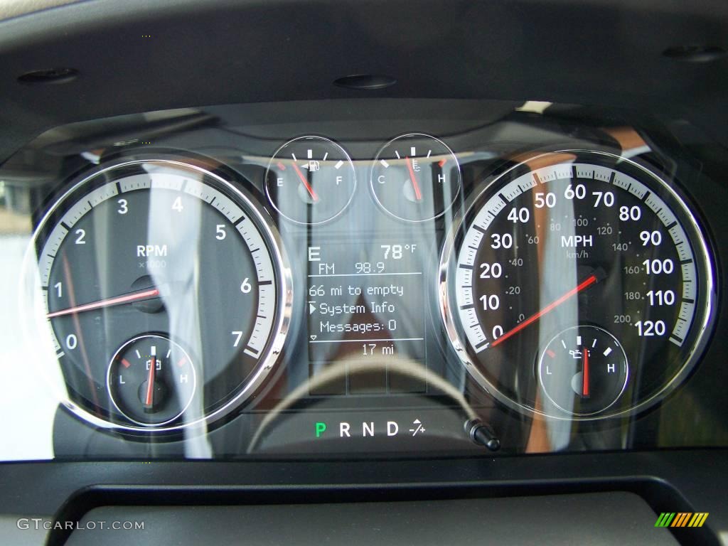 2009 Ram 1500 Big Horn Edition Crew Cab 4x4 - Sunburst Orange Pearl / Dark Slate/Medium Graystone photo #16