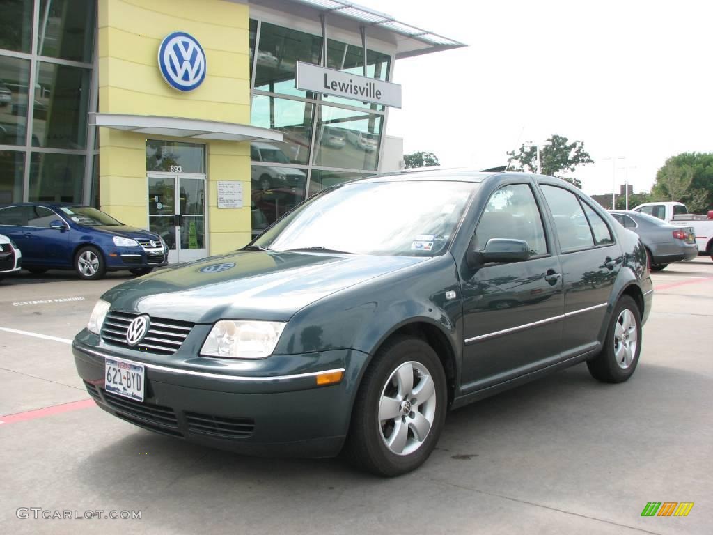 2005 Jetta GLS Sedan - Alaska Green Metallic / Black photo #1