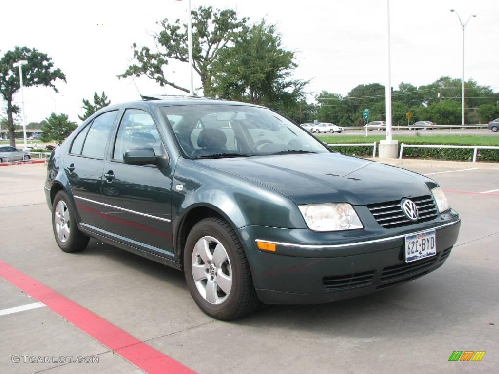 2005 Jetta GLS Sedan - Alaska Green Metallic / Black photo #7