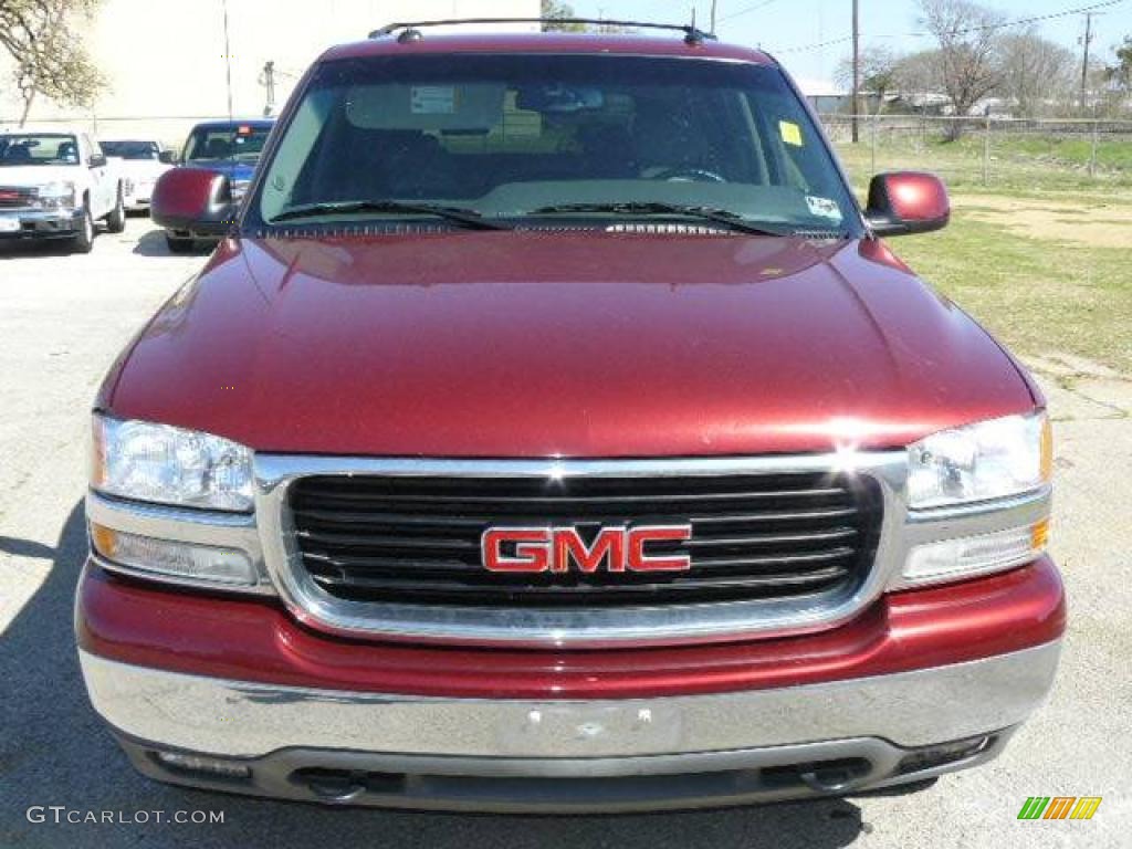 2003 Yukon SLT - Garnet Red Metallic / Pewter/Dark Pewter photo #2
