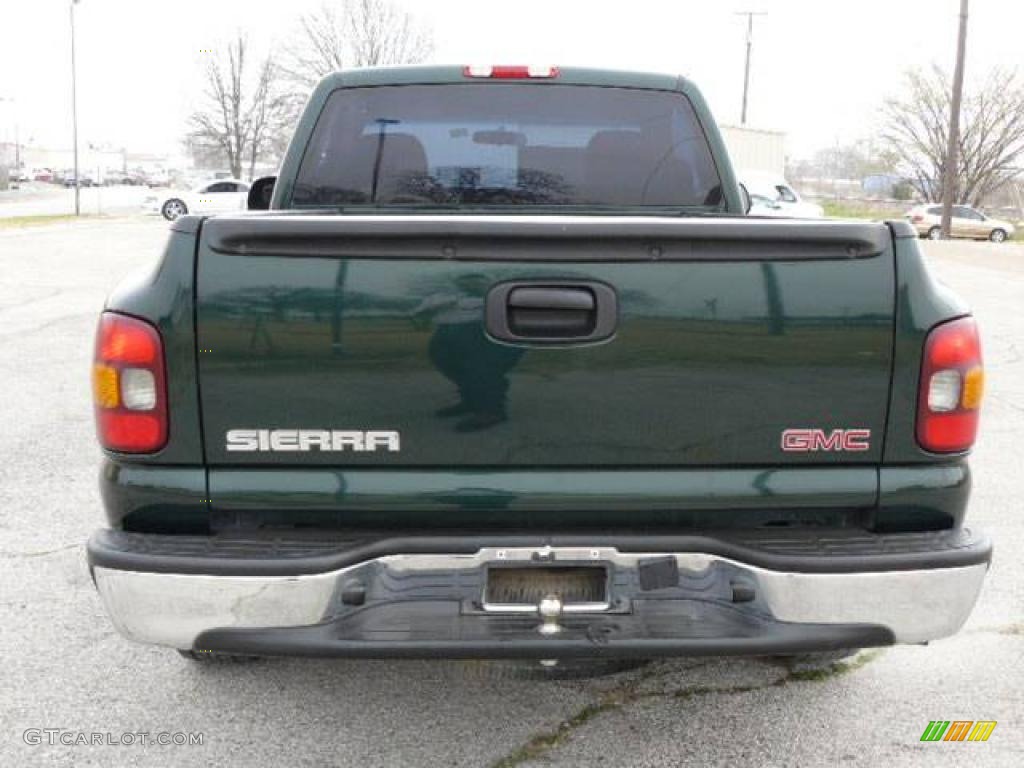 2002 Sierra 1500 SL Regular Cab - Polo Green Metallic / Graphite photo #5