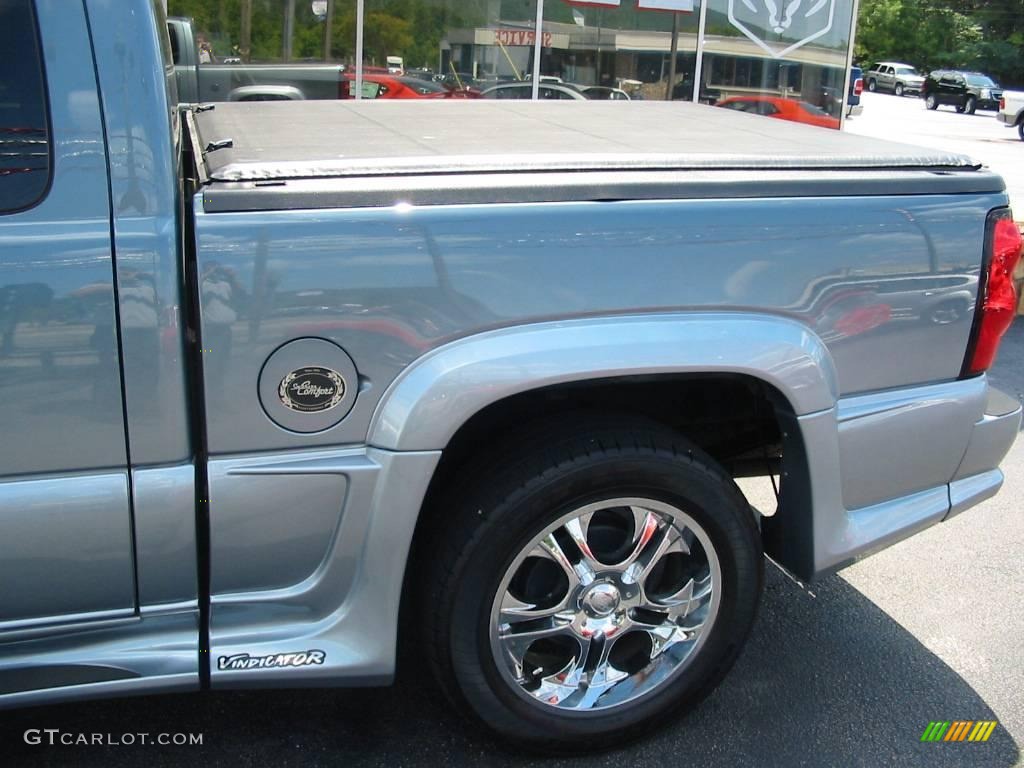 2006 Silverado 1500 LT Extended Cab - Blue Granite Metallic / Medium Gray photo #6