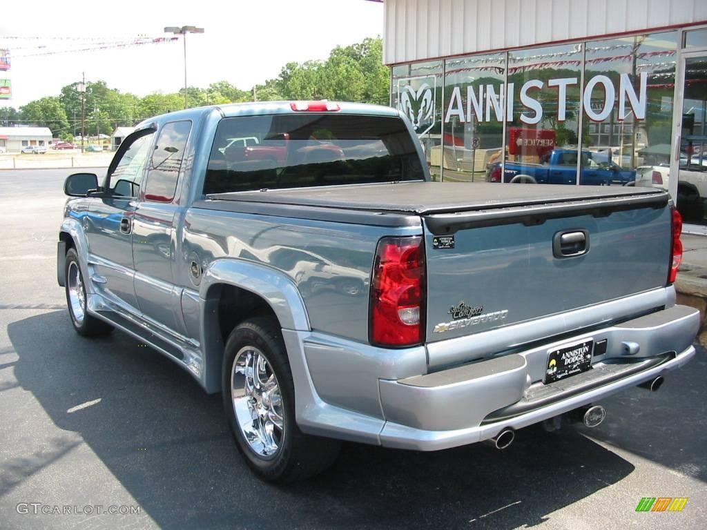 2006 Silverado 1500 LT Extended Cab - Blue Granite Metallic / Medium Gray photo #7