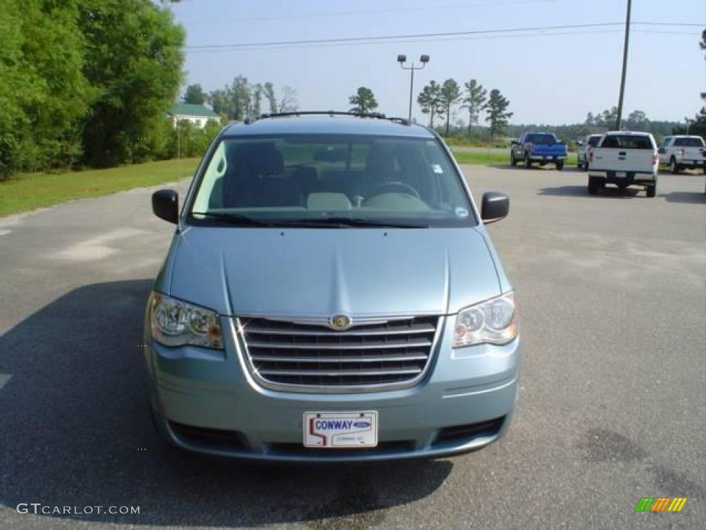 2009 Town & Country LX - Clearwater Blue Pearl / Medium Slate Gray/Light Shale photo #2