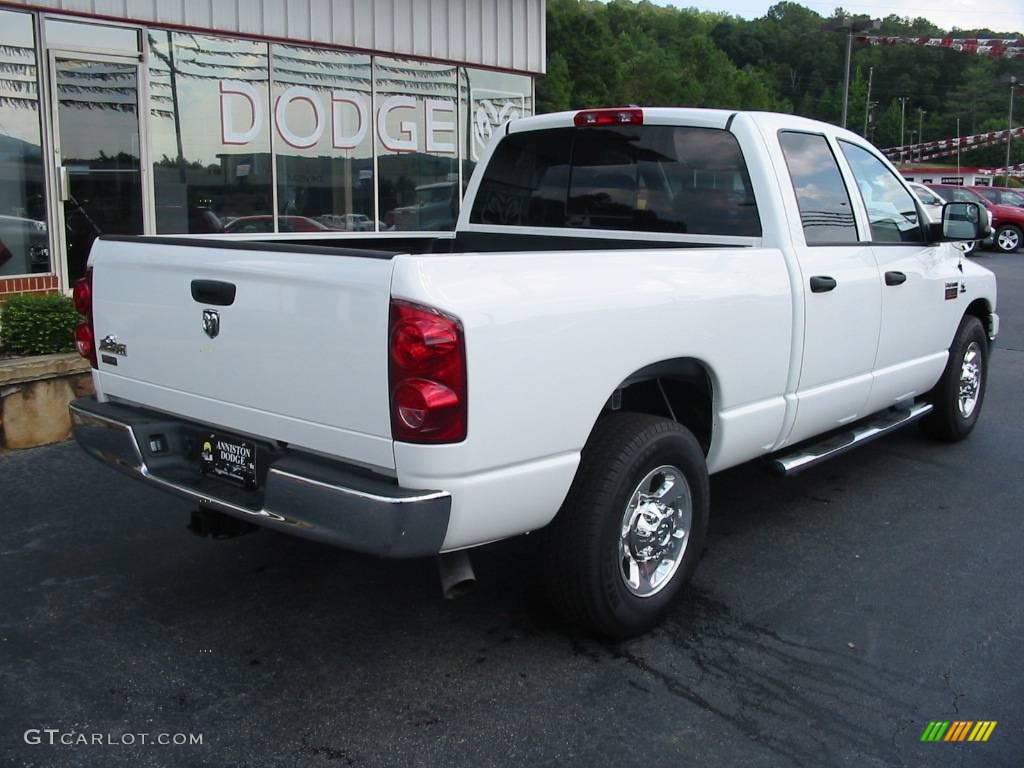 2009 Ram 3500 Big Horn Edition Quad Cab - Bright White / Medium Slate Gray photo #8