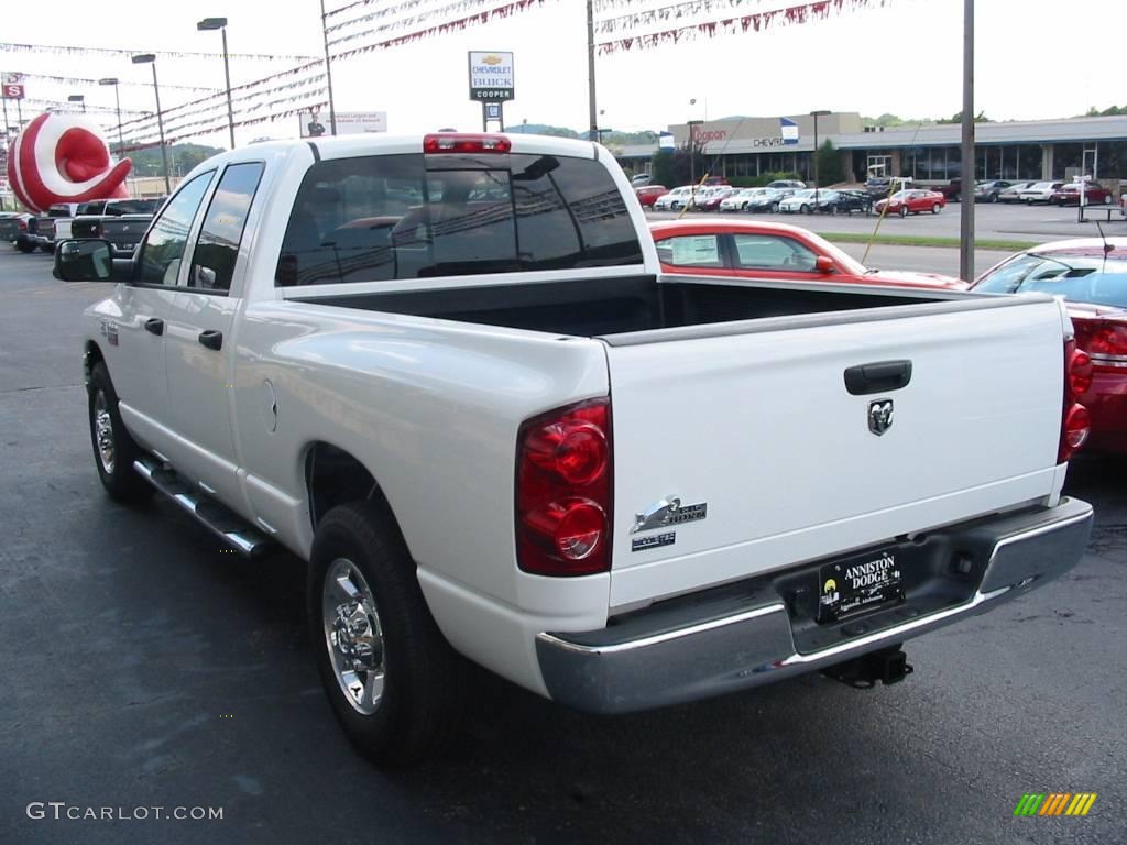 2009 Ram 3500 Big Horn Edition Quad Cab - Bright White / Medium Slate Gray photo #10