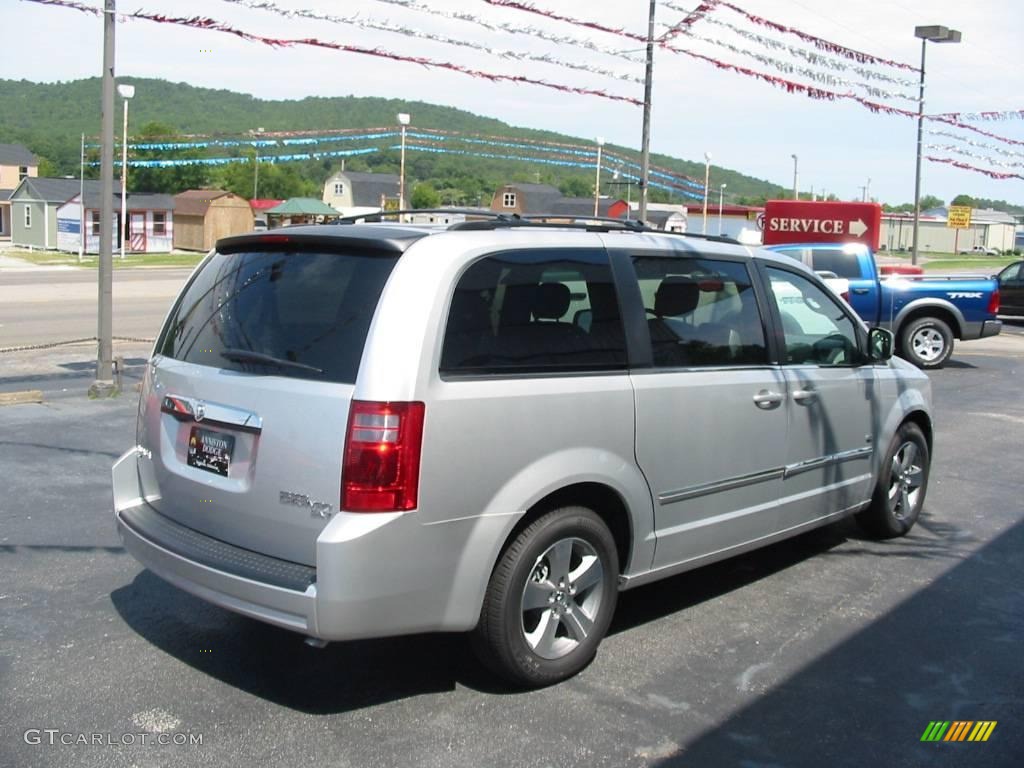 2009 Grand Caravan SXT - Bright Silver Metallic / Dark Slate Gray/Light Shale photo #8