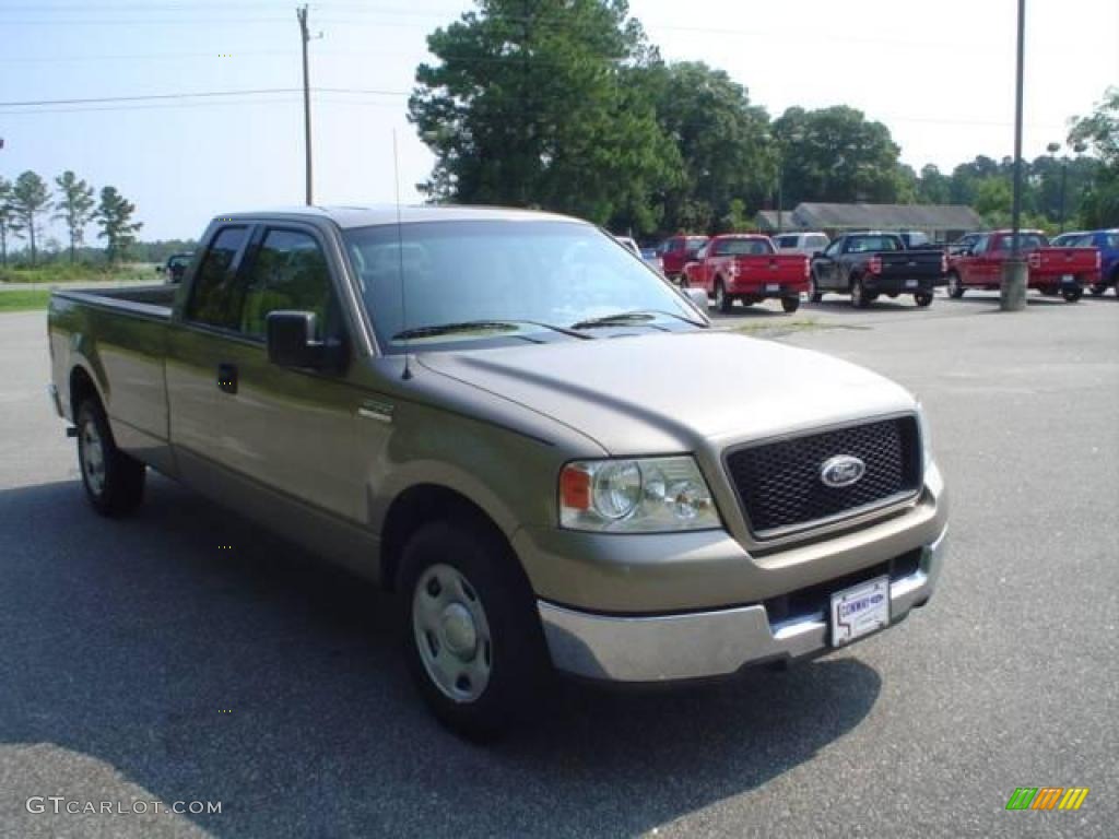 2004 F150 XLT SuperCab - Arizona Beige Metallic / Tan photo #3