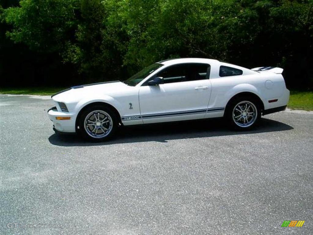 2007 Mustang Shelby GT500 Coupe - Performance White / Black Leather photo #3