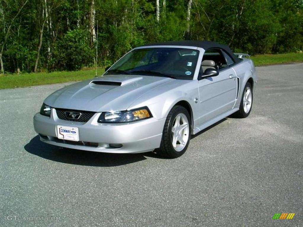 2004 Mustang GT Convertible - Silver Metallic / Medium Graphite photo #1