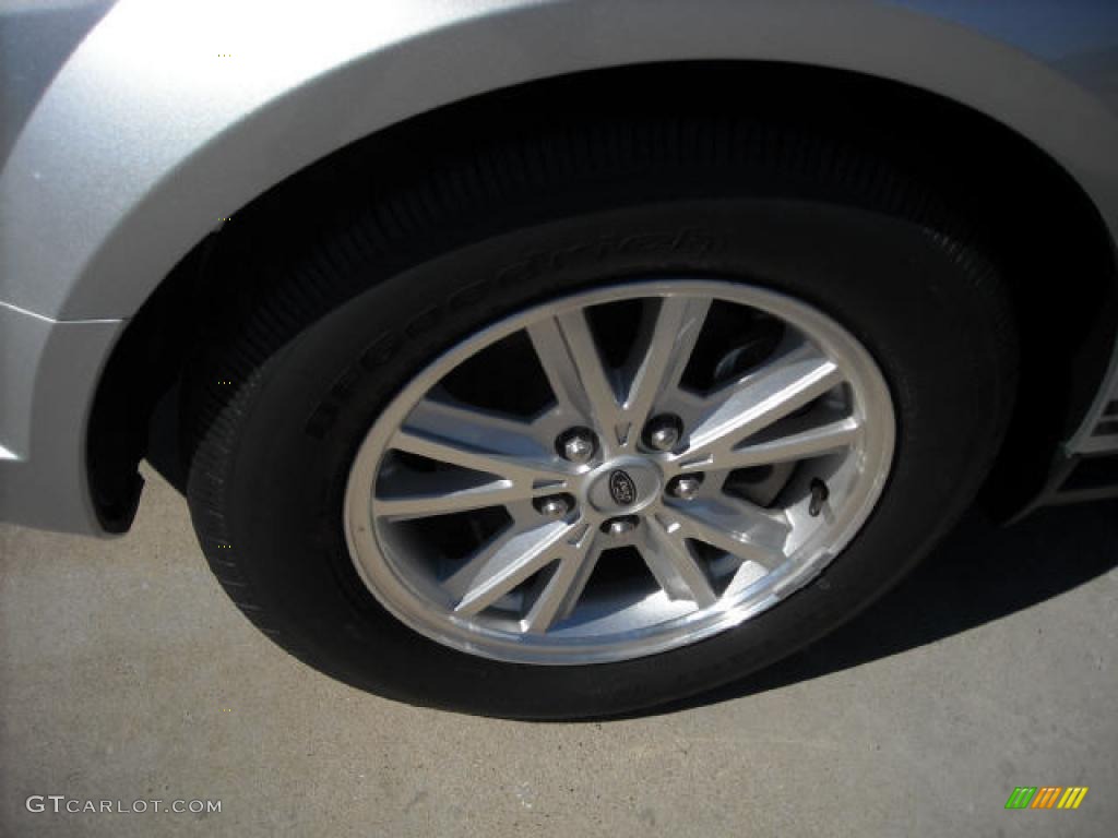 2009 Mustang V6 Coupe - Brilliant Silver Metallic / Light Graphite photo #2