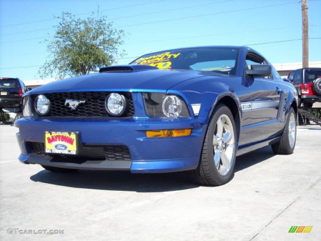 2009 Mustang GT/CS California Special Coupe - Vista Blue Metallic / Light Graphite photo #1