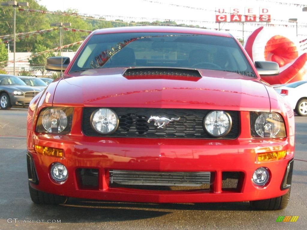 2008 Mustang GT/CS California Special Coupe - Dark Candy Apple Red / Charcoal Black/Dove photo #4