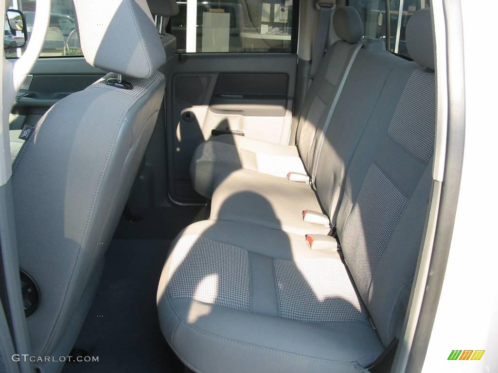 2008 Ram 1500 Big Horn Edition Quad Cab 4x4 - Bright White / Medium Slate Gray photo #12