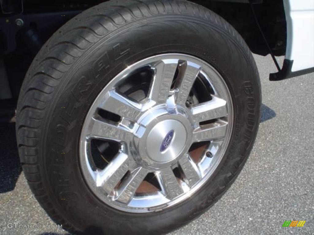 2006 F150 XLT SuperCrew - Oxford White / Medium/Dark Flint photo #9