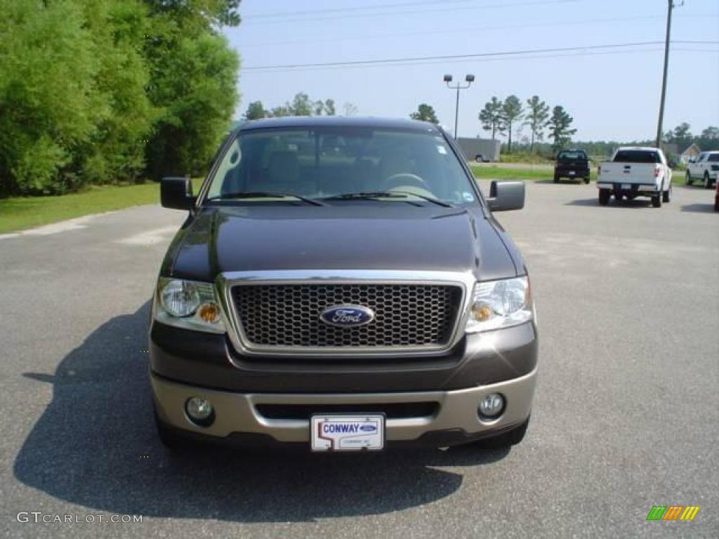 2006 F150 Lariat SuperCrew - Dark Stone Metallic / Tan photo #2