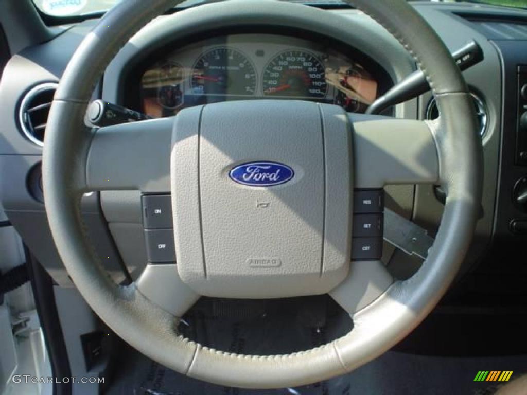 2006 F150 XLT SuperCrew - Oxford White / Medium/Dark Flint photo #24