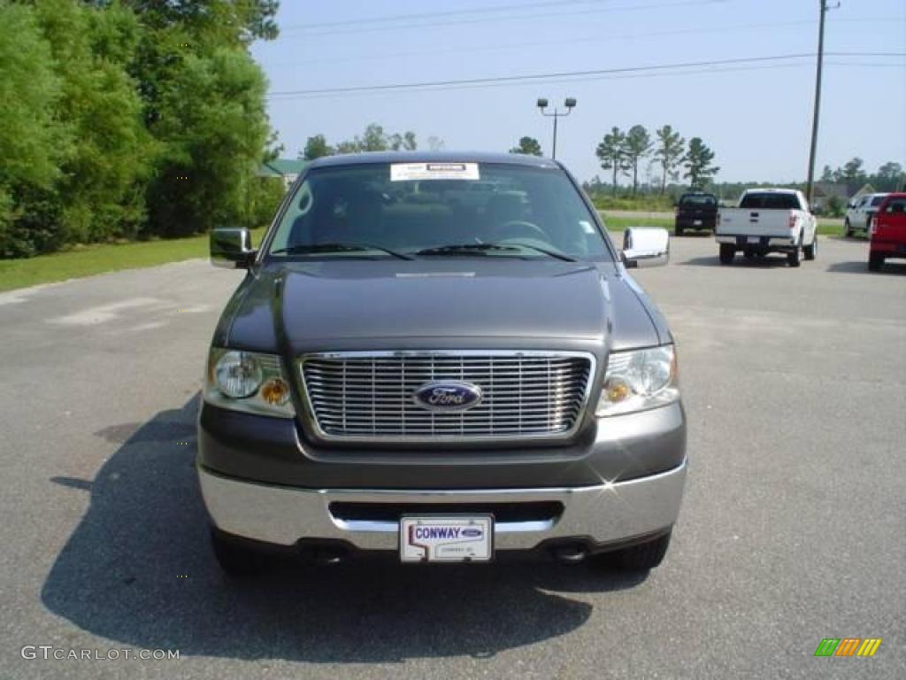 2006 F150 XLT SuperCab 4x4 - Dark Shadow Grey Metallic / Medium/Dark Flint photo #2