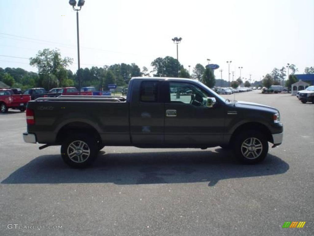 2006 F150 XLT SuperCab 4x4 - Dark Shadow Grey Metallic / Medium/Dark Flint photo #4