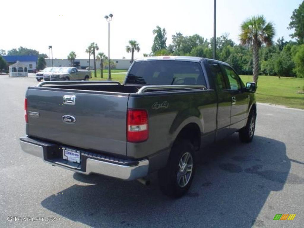 2006 F150 XLT SuperCab 4x4 - Dark Shadow Grey Metallic / Medium/Dark Flint photo #5