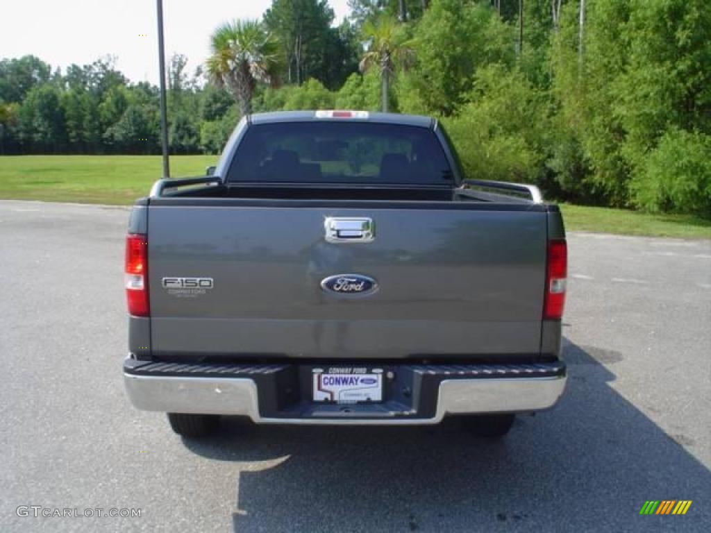 2006 F150 XLT SuperCab 4x4 - Dark Shadow Grey Metallic / Medium/Dark Flint photo #6