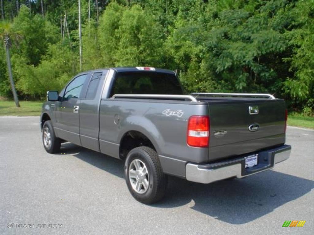 2006 F150 XLT SuperCab 4x4 - Dark Shadow Grey Metallic / Medium/Dark Flint photo #7