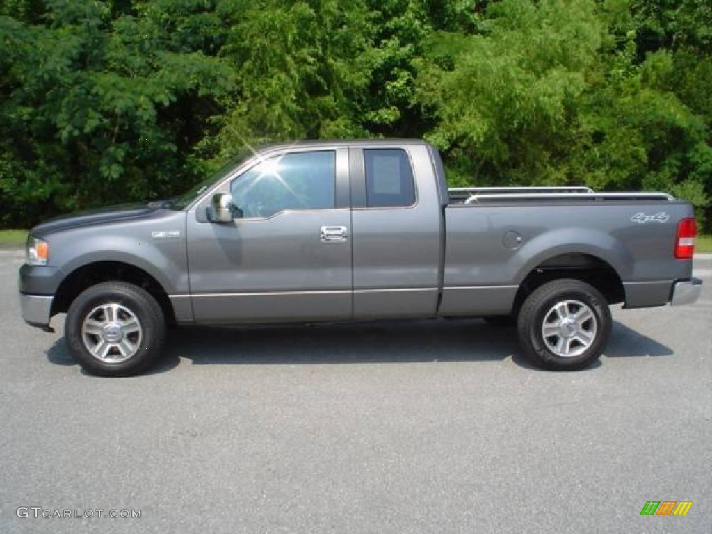 2006 F150 XLT SuperCab 4x4 - Dark Shadow Grey Metallic / Medium/Dark Flint photo #8