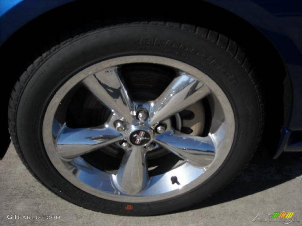 2009 Mustang GT Premium Coupe - Vista Blue Metallic / Dark Charcoal photo #6