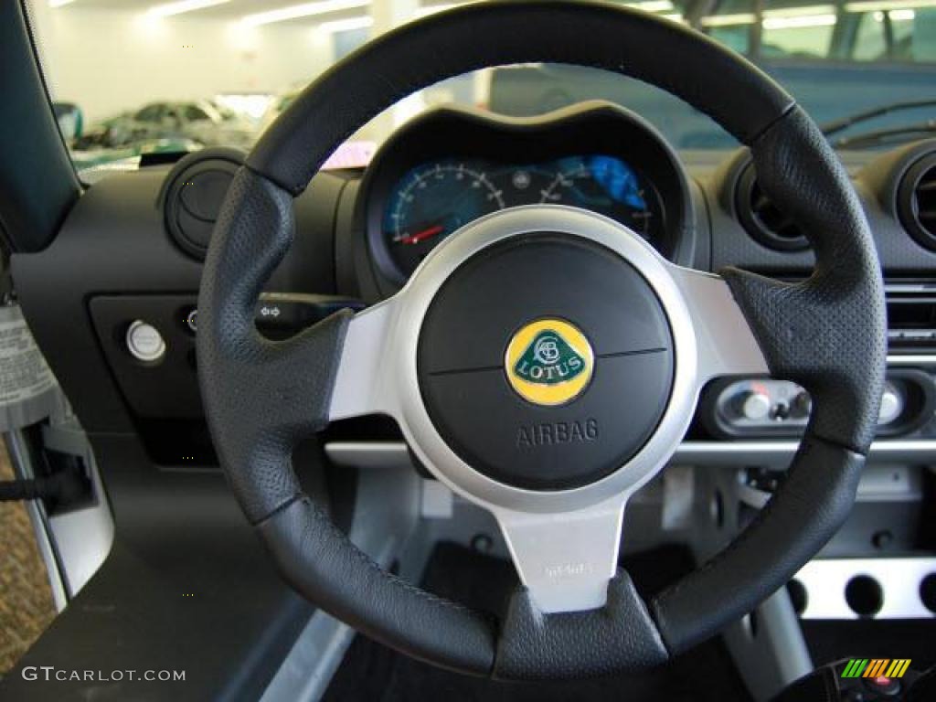 2009 Lotus Elise SC Supercharged Black Steering Wheel Photo #15789384