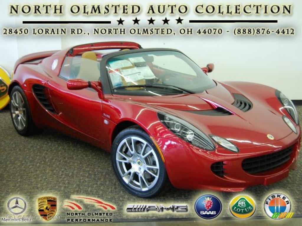 2008 Elise SC Supercharged - Canyon Red / Biscuit photo #1