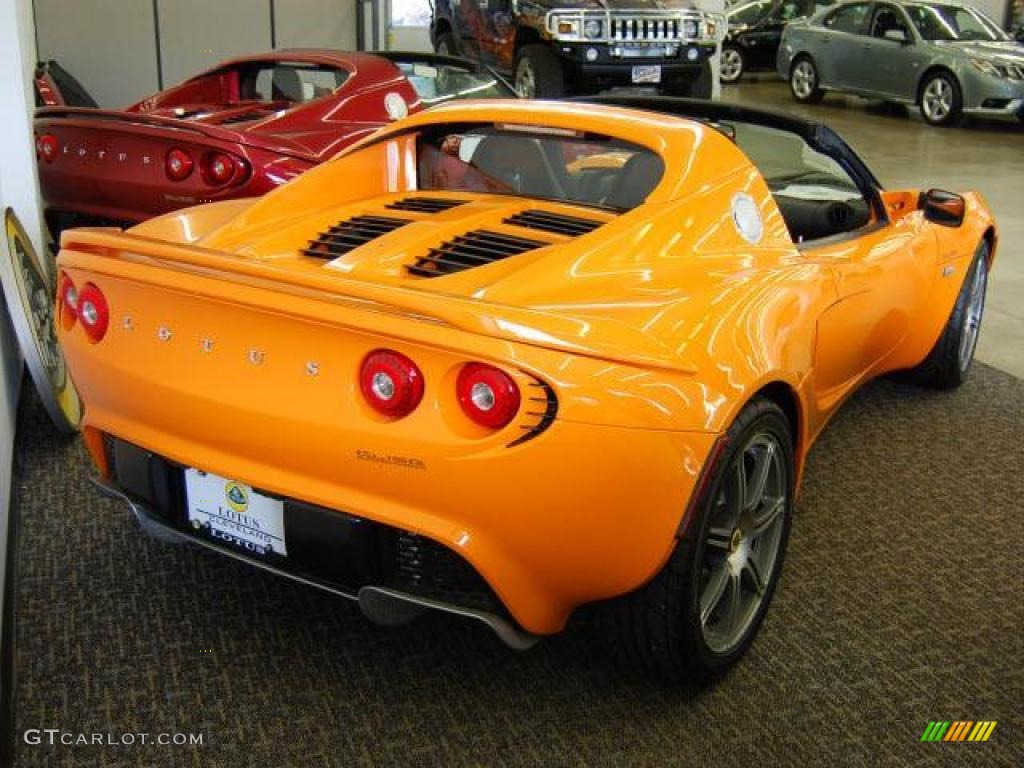 2008 Elise SC Supercharged - Chrome Orange / Black photo #3