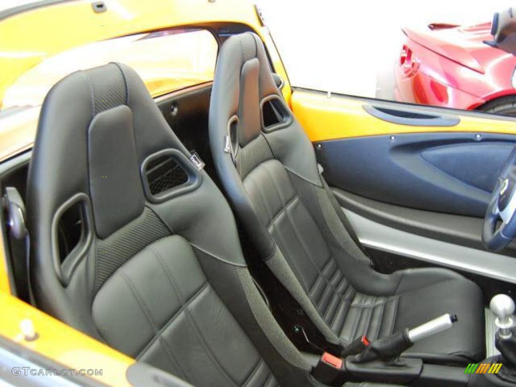 Black Interior 2008 Lotus Elise SC Supercharged Photo #15789474