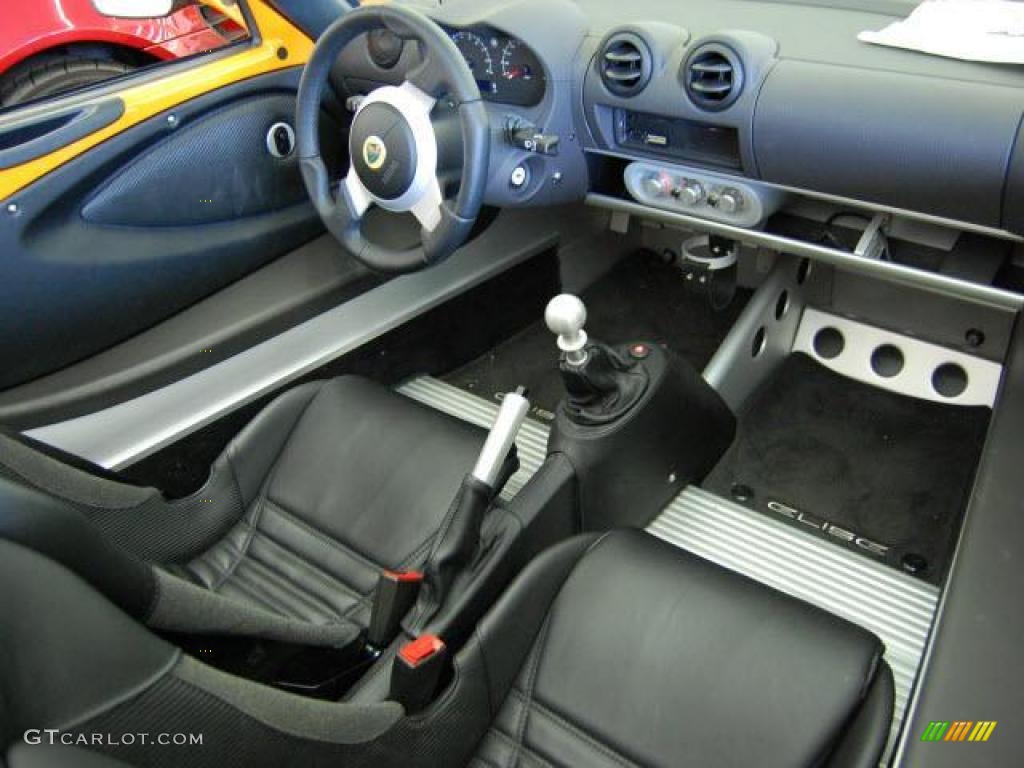 2008 Lotus Elise SC Supercharged Black Dashboard Photo #15789478