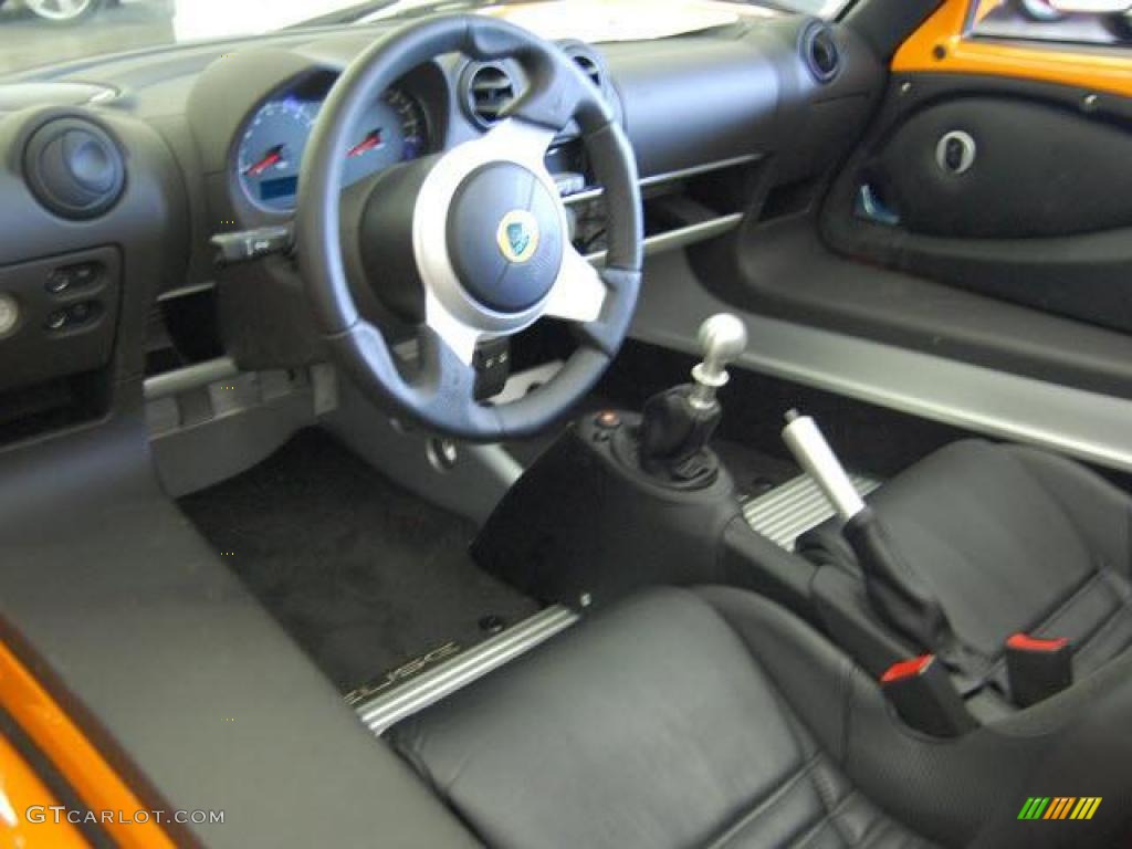 Black Interior 2008 Lotus Elise SC Supercharged Photo #15789486