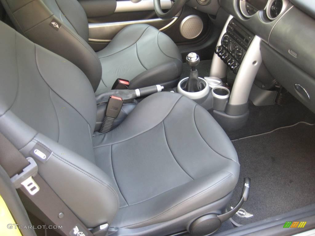 2003 Cooper S Hardtop - Liquid Yellow / Panther Black photo #16