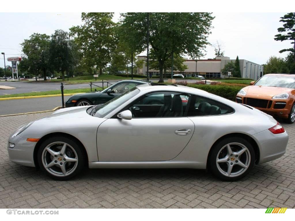 2008 911 Carrera Coupe - Arctic Silver Metallic / Black photo #4