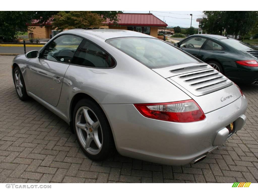 2008 911 Carrera Coupe - Arctic Silver Metallic / Black photo #5