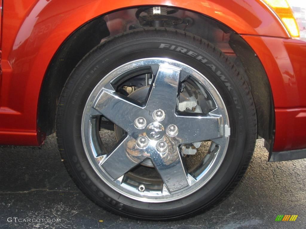 2007 Caliber R/T AWD - Sunburst Orange Pearl / Pastel Pebble Beige photo #3